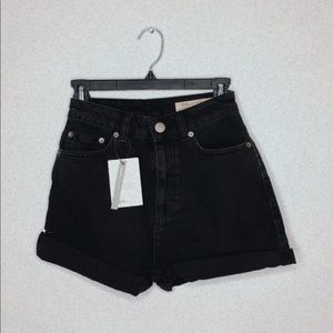 ASOS black jean shorts!!